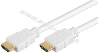 Series 1.4 High Speed HDMI®/™ Kabel mit Ethernet, 15 m, Weiß - HDMI™-Stecker (Typ A) > HDMI™-Stecker (Typ A) 