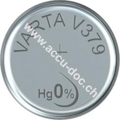 Professional Electronics SR63 (V379) - Silberoxid-Zink-Knopfzelle, 1,55 V Uhrenbatterie 