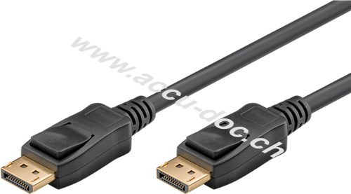 Series 1.3 DisplayPort Verbindungskabel 1.3, 2 m, Schwarz - DisplayPort-Stecker > DisplayPort-Stecker 