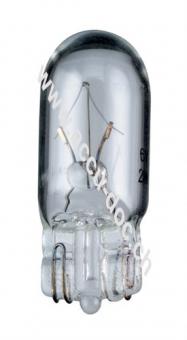 T10 Glassockel-Glühlampe, 1,2 W, 1.2 W - W2,1x9d, 12 V (DC), 100 mA 